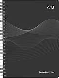 ringbuch kalender 2020  Wochenplaner PP-Einband schwarz 2023 - Büro-Kalender A5 - Cheftimer - black - Ringbindung - 1 Woche 2 Seiten - 128 Seiten - Alpha Edition