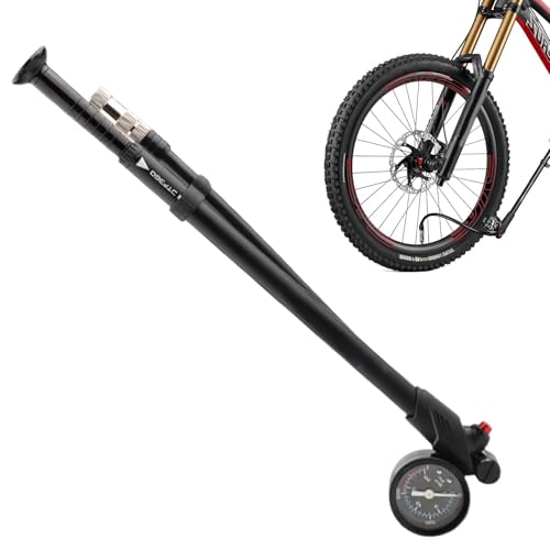 Bikes Pump - Bomba de aire infladora para bicicletas de montaña | Bomba de neumáticos con manómetro, a prueba de fugas, ligera para ciclistas, accesorios de bicicletas