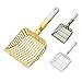 DUSTNIX Cat Scooper for Litter Box, Cat Litter Scoop, Kitty Litter Scoop, Cat Poop Collector, All in One Litter Scoop Pet Litter Sifter (Yellow)