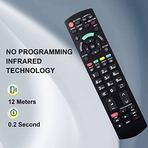 Universal Remote Control For All Panasonic Tv Plasma Viera Hdtv 3D Lcd Led Tv #TOP5
