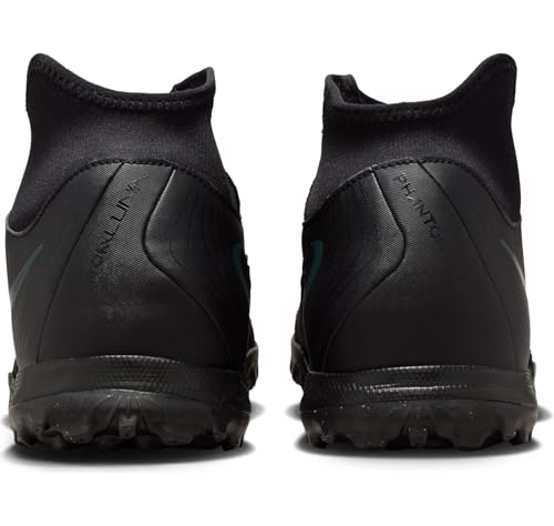 Nike Phantom Luna 2 Academy TF High-Top Soccer Shoes (FJ2566-002, Black/Deep Jungle/Black)3