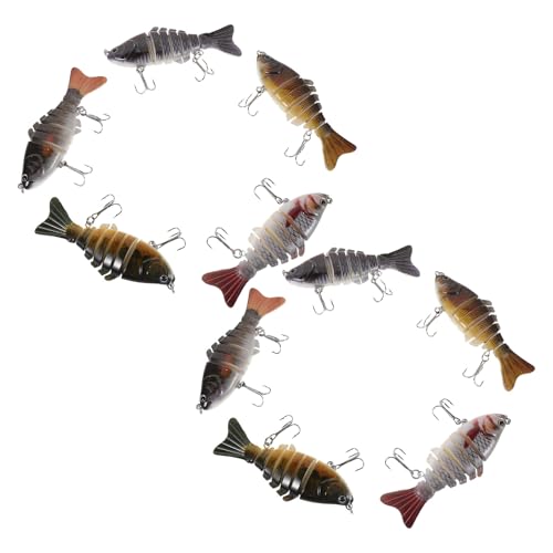 Leurres de pêche articulés de 10 cm dotés d'une nage ultra-réaliste pour truite et bar