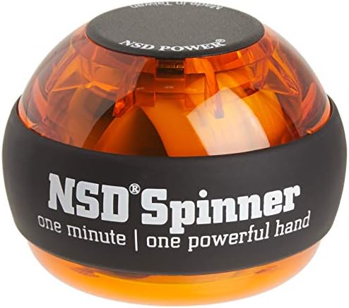 NSD PB-688 AMBER Essential Spinner Gyro Hand Grip Strengthener Wrist Forearm Exerciser