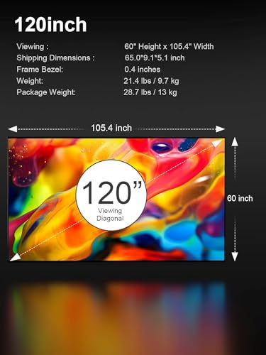 Awol Vision 120 Inch Fixed Frame Projector Screen thumb #5