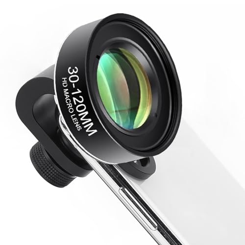 COSULAN 4K UHD Professional Macro Lens for Smartphones – 10X Magnification, Universal Clip Compatible with iPhone, Android, Pixel, Galaxy, OnePlus & More by COSULAN - Used condition - CA$54.14