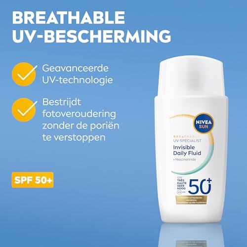 Nivea Sun Ultralichte Zonnebrandcrème Gezicht SPF 50+ 40 ml - View 3