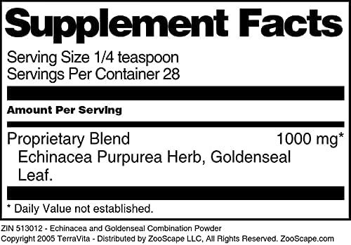 Miniatura 4 de Polvo combinado de equinácea y sello de oro (1 oz, ZIN 513012) - Paquete de 3