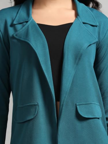 Image of GRECIILOOKS Co-ord Set for Women - Stylish Casual 3 Piece Blazer Set | Trendy Travel & Streetwear Look for Girls & Woman | Office Wear | Formal | Classic Collar Full Sleeve Blazer