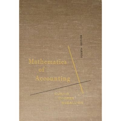 Mathematics of accounting