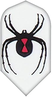 US Darts - 5 Sets (15 Flights) - Black Widow - Hard Poly, Slim Dart Flights