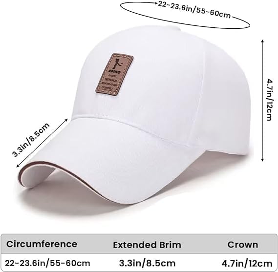 Image of SELLORIA Acrylic Adjustable Baseball Cap For Man & Boy's Unisex