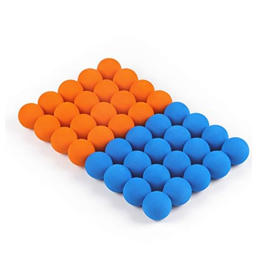 M AOMEIQI Popper Foam Balls Refill Bullets Toys 40 Replacement Foam Bullet Balls for Kids Family