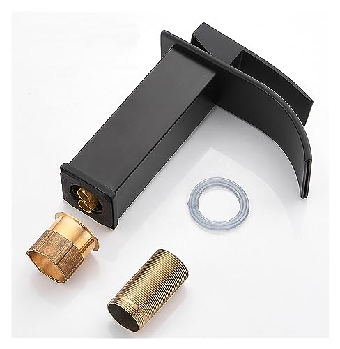 Mitigeur de lavabo carré noir mat finition haut de gamme - 7