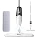 DEERMA Spray Mop for Hard Floor Cleaning with Microfiber Mop Pad Refills and 350ml Water Tank, 360° Rotation Flat Mop for Home Kitchen Hardwood Laminate Wood Ceramic Tile Floor, 4 FREE Mop Pad Refills