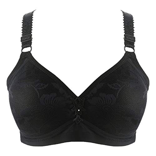 Plus Size Elastic Push Up Comfort Bra,High Impact Full Cup Push Up Bra Sports Bra Yoga Bra Underwear