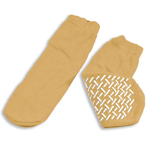 Dynarex Slipper Socks; XLarge BEIGE 48/cs