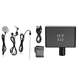 Keenso 漏水探知機 壁集音器 集音マイク 漏水検知器 漏水検知モニター デュアルプローブ設計 水漏れ調査 機械 異音調査 abs 金属製 USプラグ110-240V