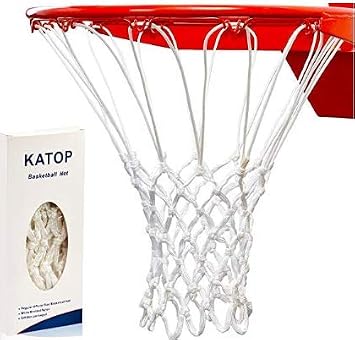 Amazon Katop バスケットゴールネット 屋内外大型バスケットリングの替えネット １２ループ付きの全天候型の厚いネット Katop スポーツ アウトドア