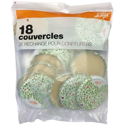 LE PARFAIT Sachet de 18 couvercles pour confituriers 82mm