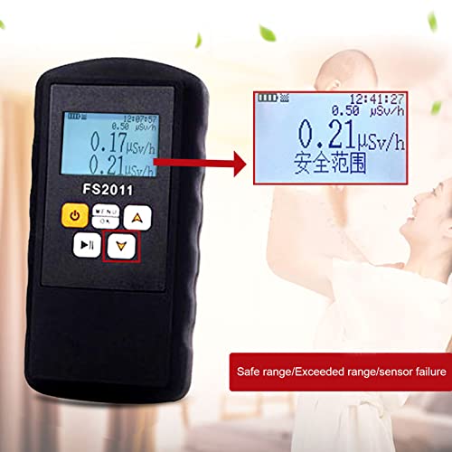 Detector de Radiación Nuclear LCD con Alarma miniatura 3