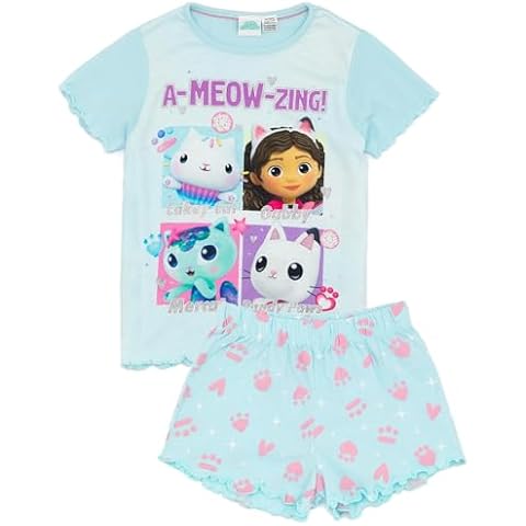 Pyjama Gabby's Dollhouse Bleu Cover