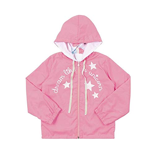 Jaqueta Infantil Capuz Unicórnio Rosa Marlan-10
