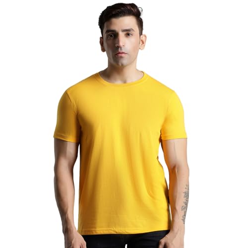 Image of hummel Cam Men's Cotton Round Neck Half Sleeve T-Shirt