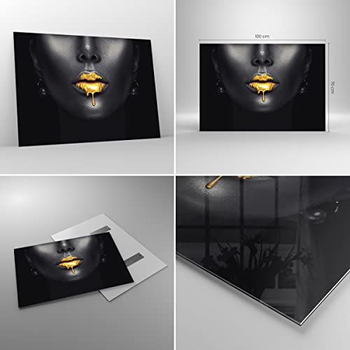 Quadro su Vetro 100x70cm Stampe da Parete in Vetro...