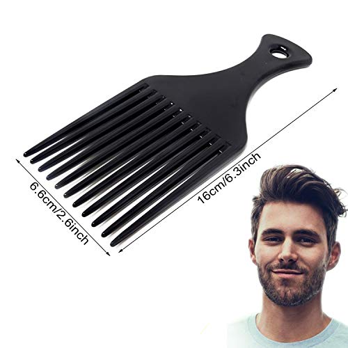 Peines para cabello 2 piezas plástico para cabello rizado miniatura 2