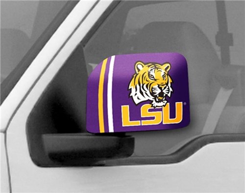 Hall of Fame Memorabilia LSU Tigers Mirror Cover - Large - 6'' x 9''