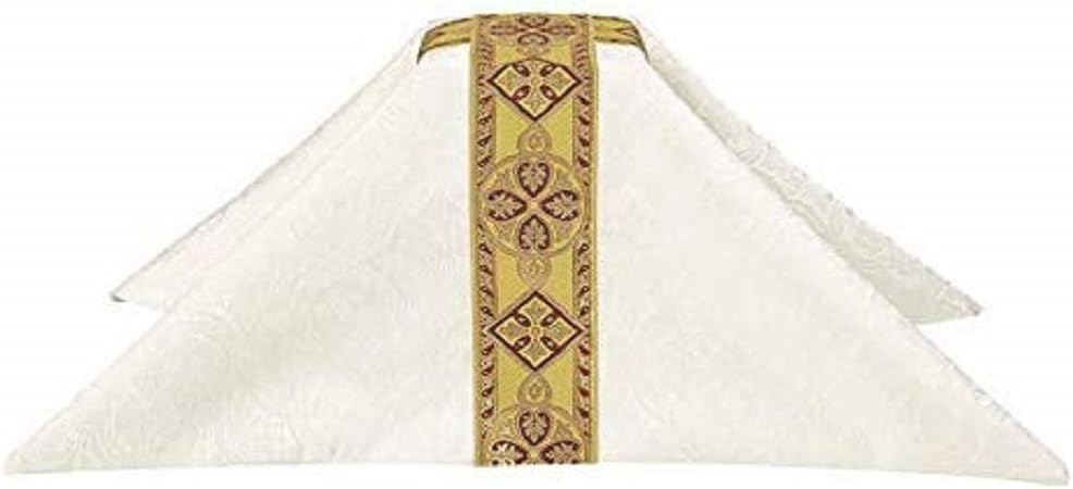Trinity Church Supply Off White Avignon Chalice Veil Religious Christian Cover Accessosries Only Hand Wash Chalice Veil, 20 Inch Square