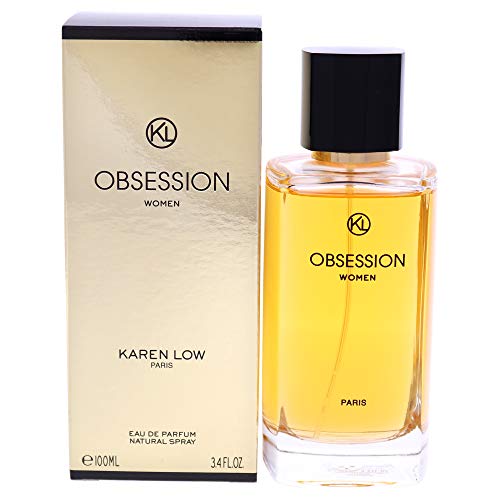 KL OBSESSION BY KAREN LOW PERFUME FOR WOMEN 3.4 OZ 100 ML EAU DE PARFUM SPRAY