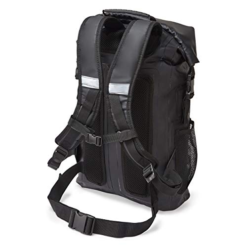 Ettore 100% wasserdichter Fahrradrucksack 30L - Schwarz - Für Radfahrer - Eclipse