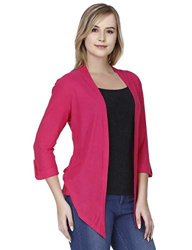 Image of Frenchtrendz Womens's Viscose Crepe Shrug(Size: XS-4XL)