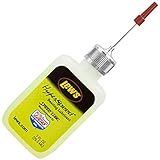 Lew's (HSBL1) Hyper Speed Bearing Lube, 1-Ounce, Premium Synthetic Base Oil Lubricant for High Speed Baitcast Reels White