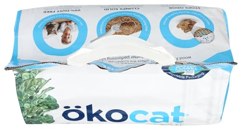OKOCAT Clumping Wood Cat Litter, 144 OZ
