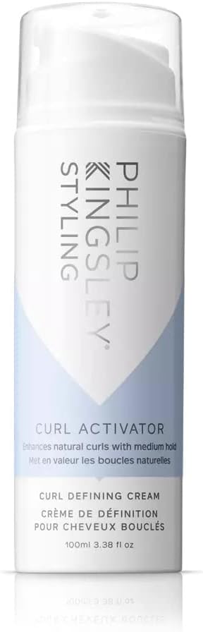 PHILIP KINGSLEY Activador de rizos, crema para definir rizos, mejorar el peinado, productos para el cabello rizado y ondulado, realzador de rizos