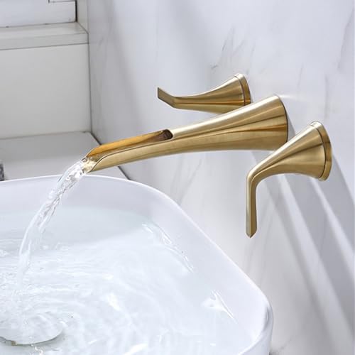 Robinet de lavabo mural pour sublimer la routine matinale dans votre salle de bains - 3