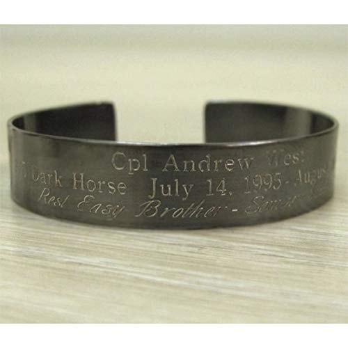 Custom-Black-Military-Cuff-bracelet-US-Army-Gift-Mens-Gifts-Patriotic-Jewelry-US-Army-jewelry-Memorial-Bracelet-Military-bracelet-Personalized-mens-Gift