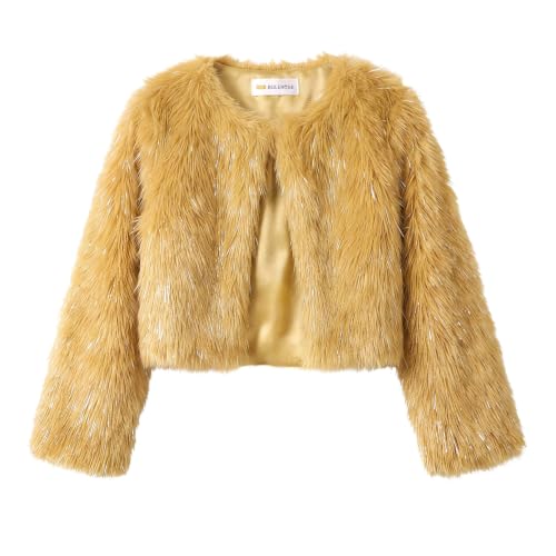 Image of BOLEROSE Girls Faux Fur Bolero Jacket