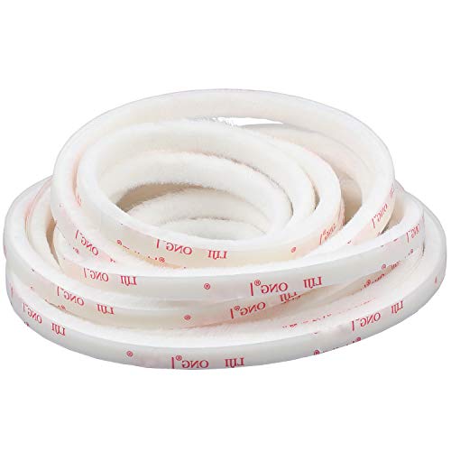 TORRAMI Door Brush Sweep Seal Tape 11/32 inch x 3/16 inch x 16