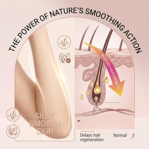 FONSKIN Natural Hair Removal Oil to Slow Body Hair Regrowth for Women & Men | Soothes Skin, Moisturizes & Minimize Pores | Plant-Based, All Skin Types, 2 Fl Oz / 60ml — view 6