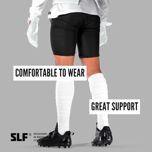 SLEEFS Football Padded Scrunch Socks - Extra Long Padded Scrunchie Socks - Football/Soccer/Baseball/Running - 1 Pack2