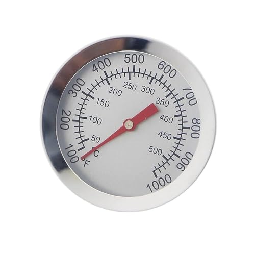 generico Termometro per Barbecue in Acciaio Inossidabile Bimetallico per Affumicatore Forno Accessorio da Cucina