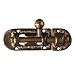 Urjumpea Antique Copper Barrel Bolt Buckle Gate Latch Heavy Duty Gate Sliding Bolt Latch Vintage Solid Brass Thickened Door Latch with Screws