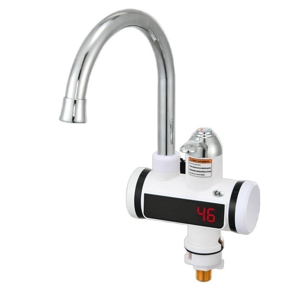 Electric Tap Instant Hot Water Heater Shower Electric Tankless Faucet Kitchen Bathroom Instantaneous Tap(220V Under Water)