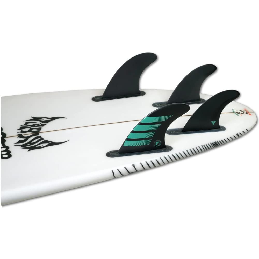 【新品】Futures Fin Alpha F6 Teal Futures Fins F6 Alpha Thruster Carbon/Teal – Island Surf Company