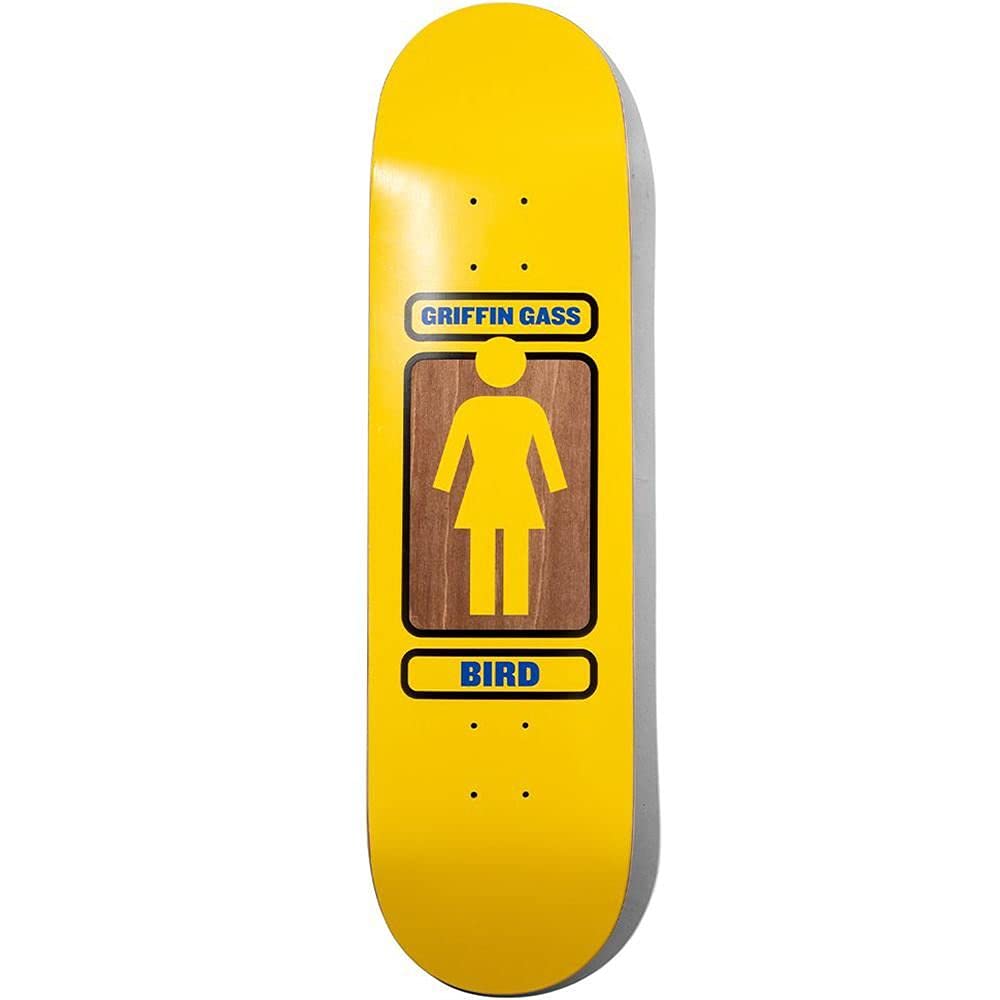 Girl Gass 93 Till Series deska skateboard Deck żółty 21,5 cm