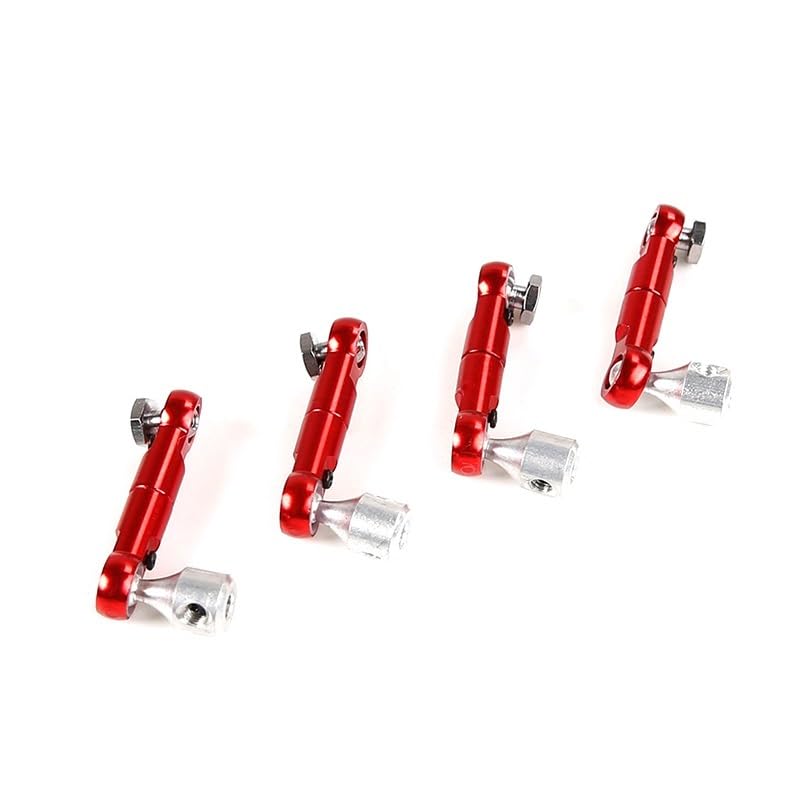 Kompatybilny z przegubem kulowym HPI ROFUN ROVAN KM ze stopu CNC Anti-Roll Sway-Bar do 1/5 Baja 5B 5T 5SC RC Parts (Orange Red)