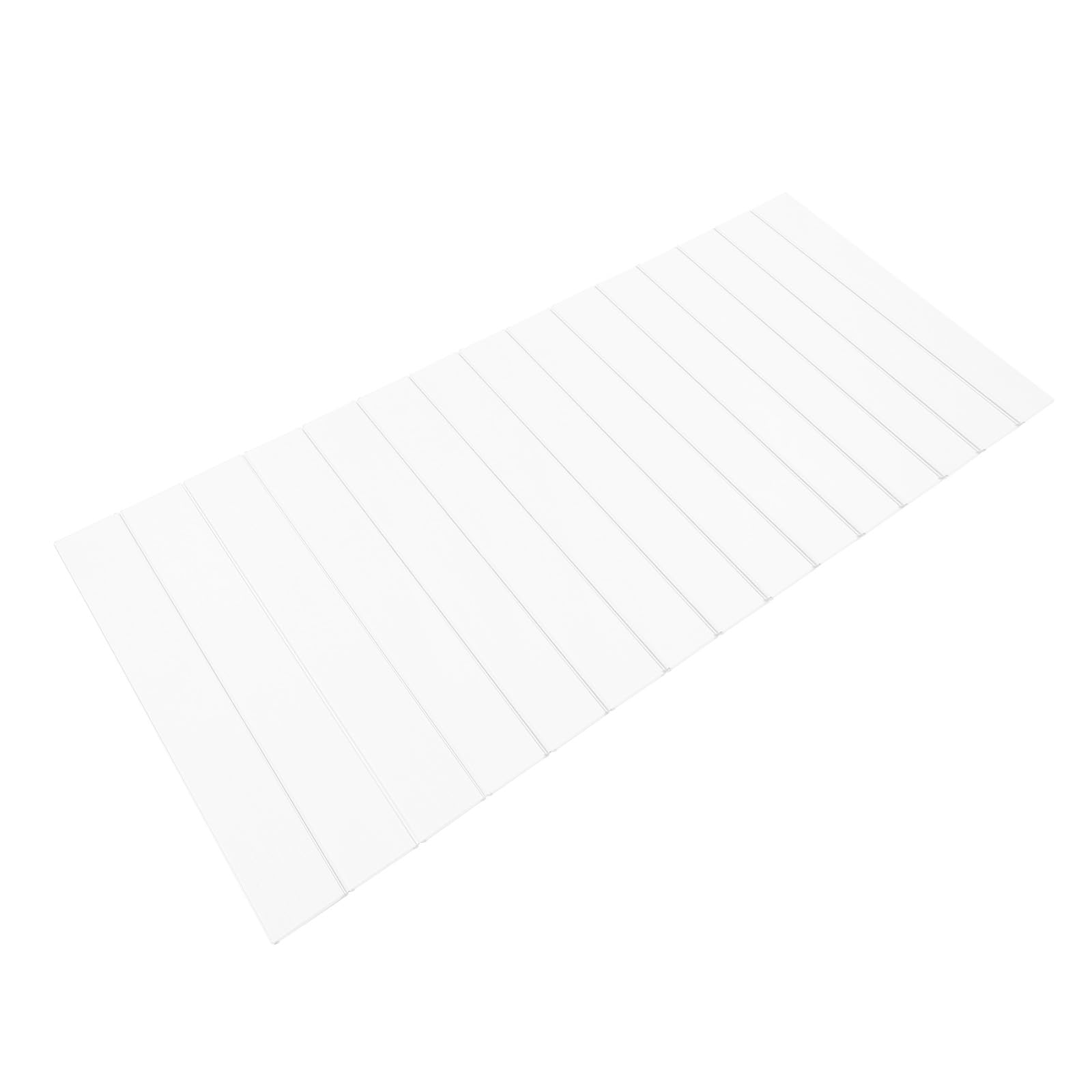 Housse de baignoire pliable, 160 x 70 cm, imperméable et résistante à la poussière, en PVC, isolation pour baignoire et spa, charge maximale 5 kg (blanc)